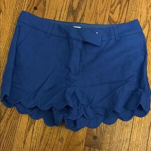 J. Crew High Waist Blue Shorts